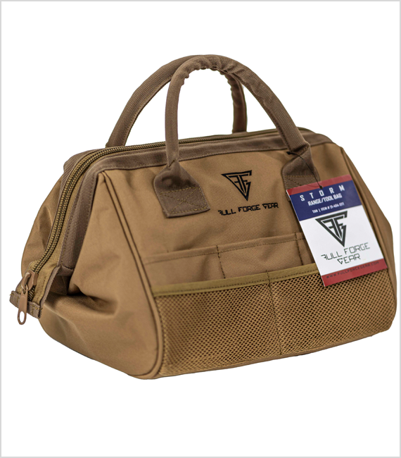 Full Forge Gear Storm Range Shooting Bag Tan 9 x 12 x 9.5