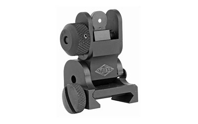 Yankee Hill Machine YHM-9680 Rear Flip Sight, Picatinny, Steel Base, Aluminum Stem, Black