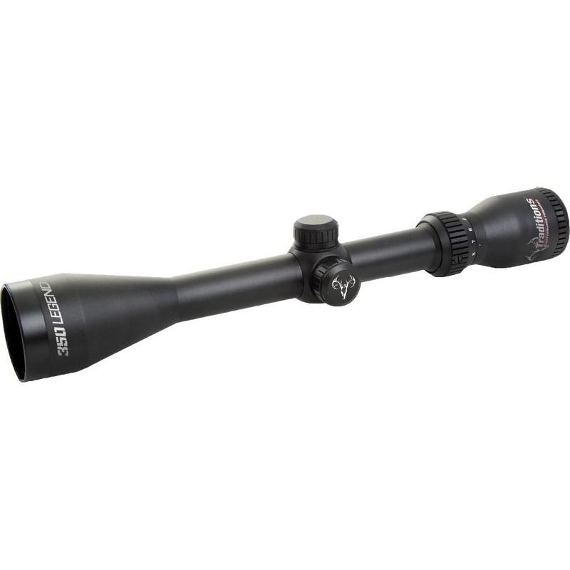 Traditions 3-9x40mm 350 Legend Illuminated BDC Rangefinding Rifle Scope 1" SFP