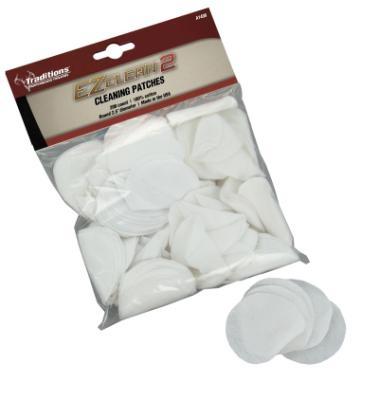 Traditions EZ Clean 2 Firearm Cleaning Patches .45-.54 Caliber 100-Pack 2.5 in.