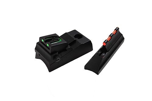 Traditions Williams Alloy Open Fiber Optic Sight for Straight Non-Tapered Barrels