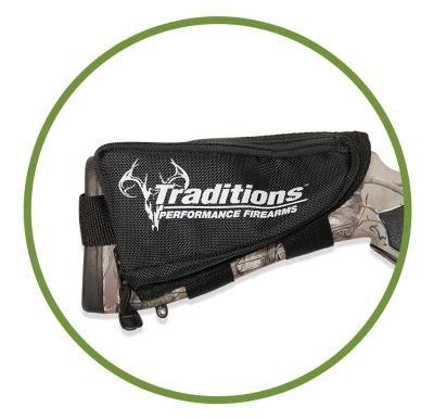 Traditions Rifle Stock Pack Padded Cheek Piece Field Accessory Bag