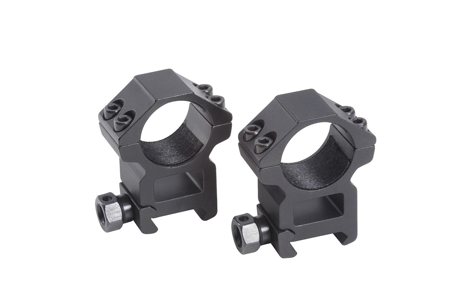 Traditions 1" Med 2-Piece Weaver Tactical Scope Rings - Matte Black