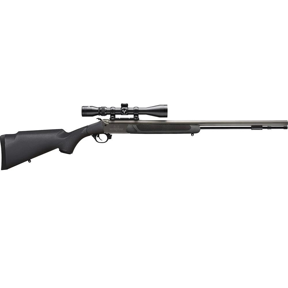 Traditions NitroFire VAPR Twist .50 Caliber Single Shot Muzzleloader 26" Fluted Barrel Black & 3-9x40 Scope