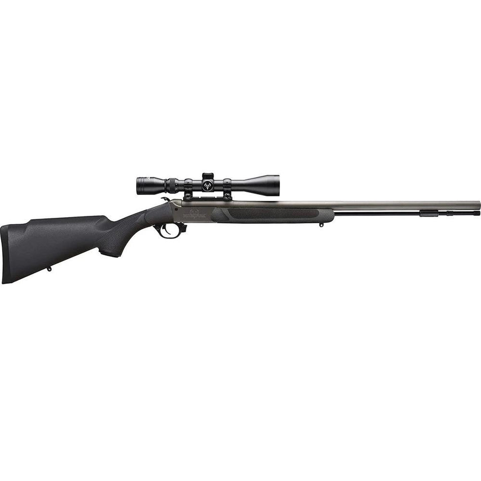 Traditions NitroFire VAPR Twist .50 Caliber Single Shot Muzzleloader 26" Fluted Barrel Black & 3-9x40 Scope