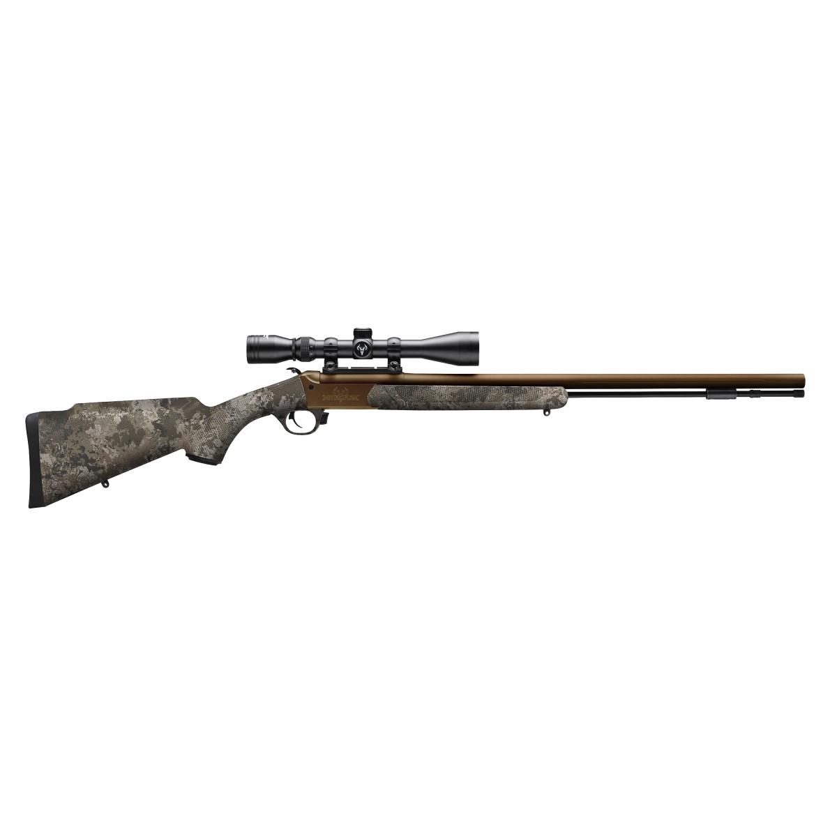 Traditions NitroFire .50 Cal VAPR Scope Package Muzzleloader 26" Barrel Camo Bronze Finish