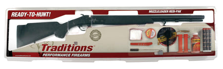 Traditions Redi-Pak Buckstalker XT .50 Cal Black Blued Muzzleloader Kit