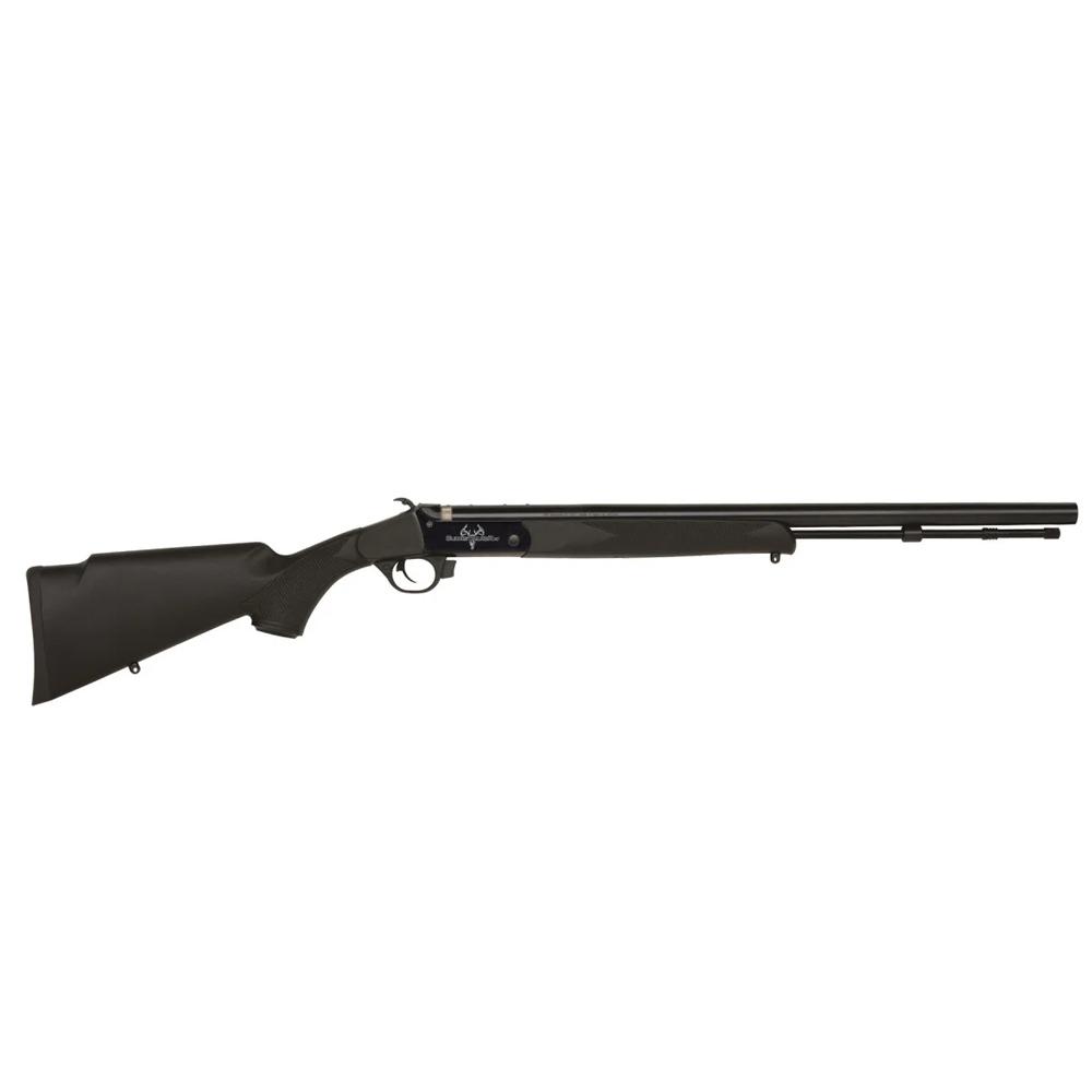 Traditions Buckstalker XT Youth .50 Cal Muzzleloader Rifle 24" Blued Barrel Black Synthetic 13" LOP