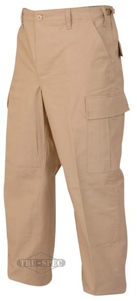 Khaki 100% Cotton Ripstop BDU Pants Extra Small