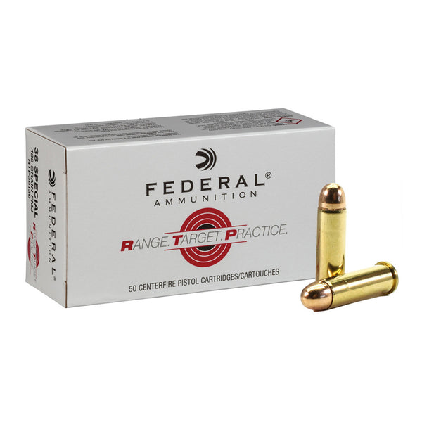 Federal .38 Special Range & Target 130 grain Full Metal Jacket ammunition