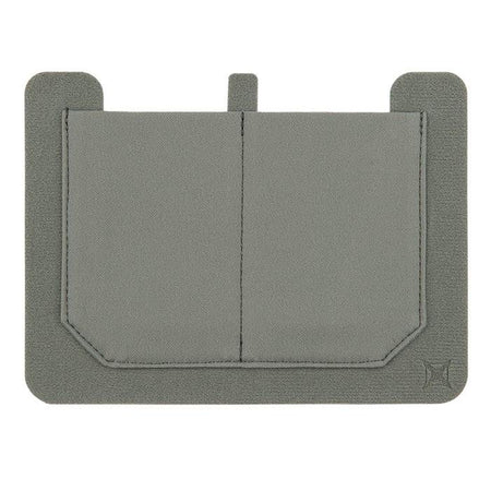 Vertx Tactigami Grey Large Stretch Mesh Pocket 8"x6" - Velcro Loop Attachment