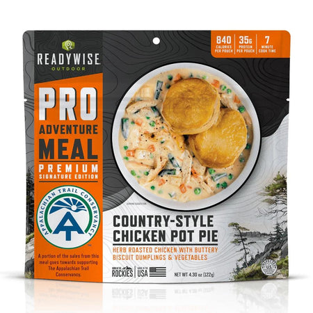 ReadyWise Outdoor Classic Chicken Pot Pie Pro Meal Single Pouch