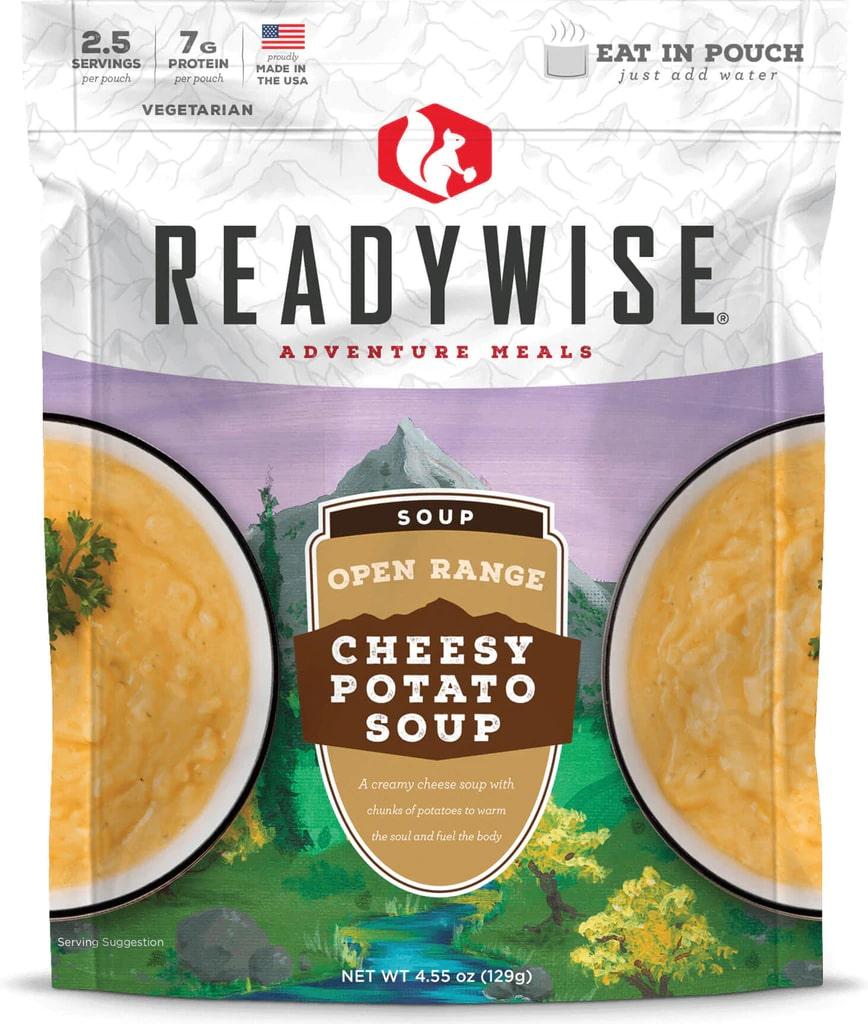 Readywise Open Range 4.55 oz Cheesy Potato Soup Instant Pouch