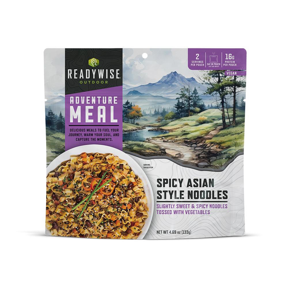 Readywise Spicy Asian Style Noodles Ready-to-Eat Pouches 6-Count