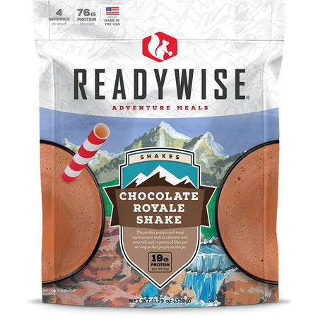 Readywise Chocolate Royale Protein Shake 6/ct Resealable Pouches