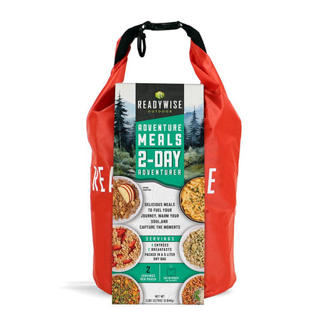 ReadyWise 2 Day Outdoor Adventure Kit, 5L Dry Bag Included