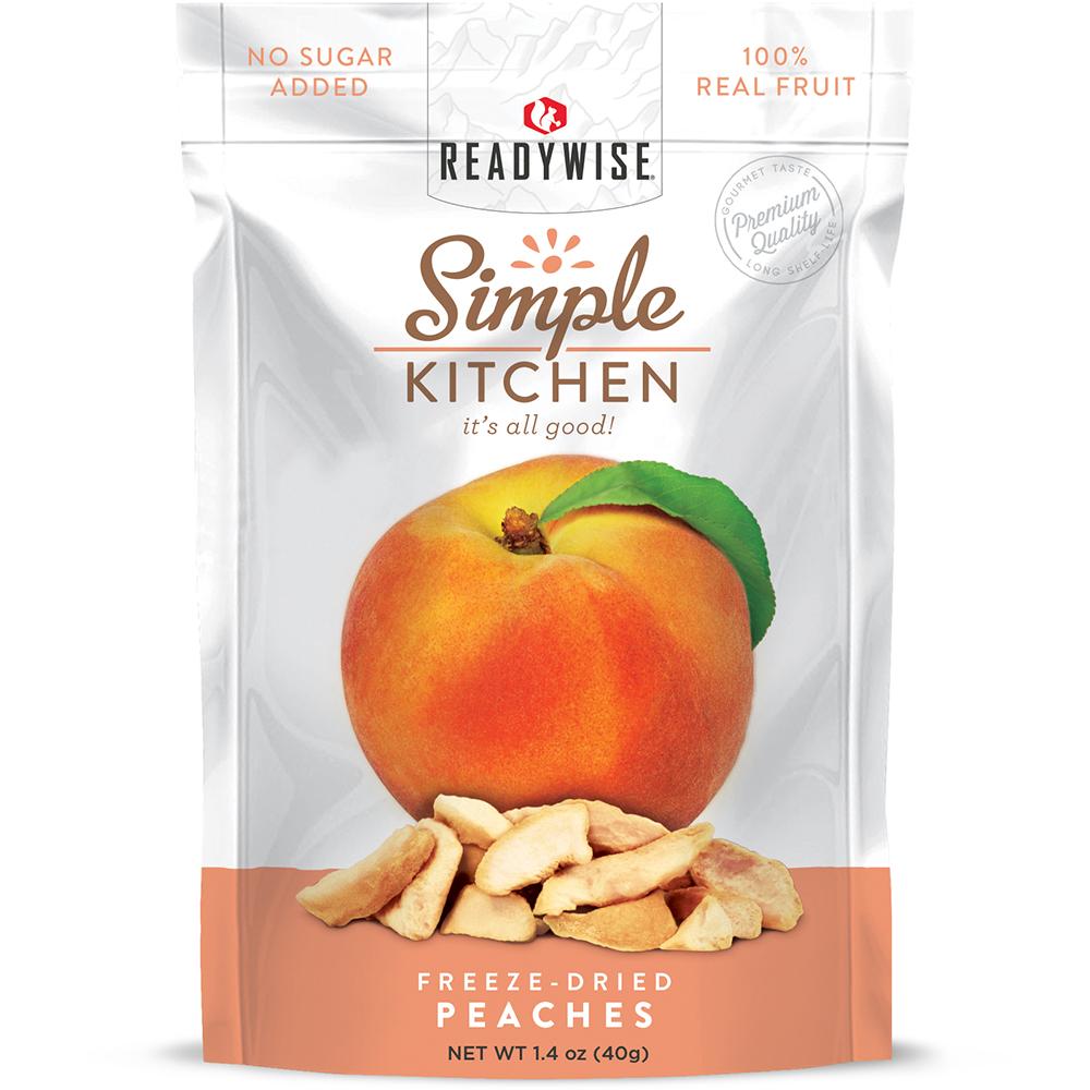 Readywise Simple Kitchen Peaches Convenient Snack Pack