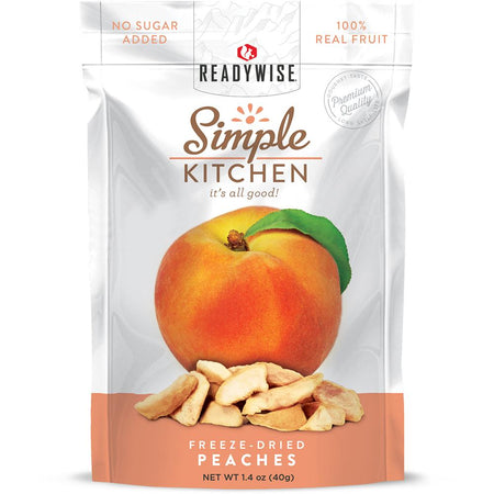 Readywise Simple Kitchen Peaches Convenient Snack Pack