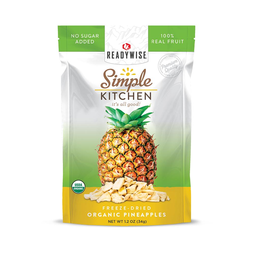 Readywise Organic Freeze-Dried Pineapple On-the-Go Snack