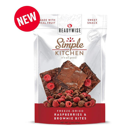 Readywise Simple Kitchen Raspberry Brownie Bites Quick Snack