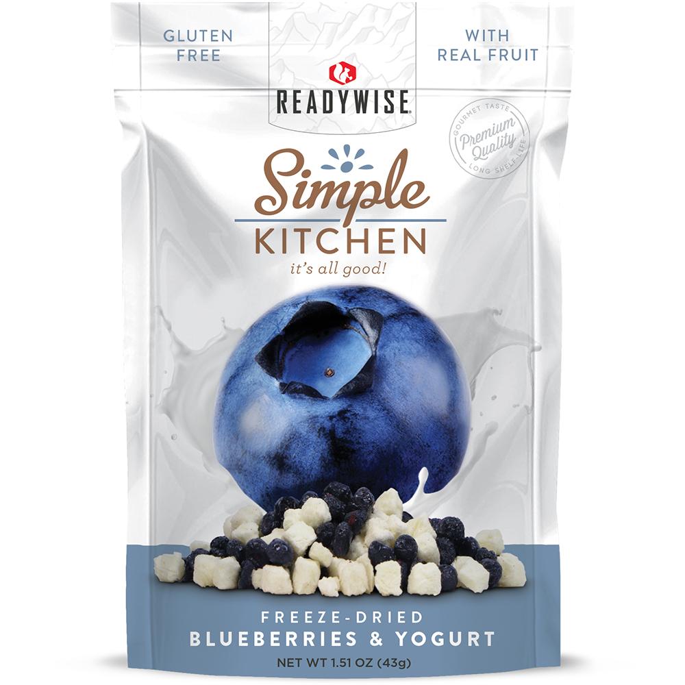 Readywise Simple Kitchen Dried Blueberries & Yogurt On-the-Go Snack