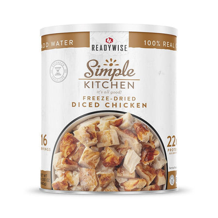 Readywise Simple Kitchen Freeze-Dried Chicken 16-Serving Can