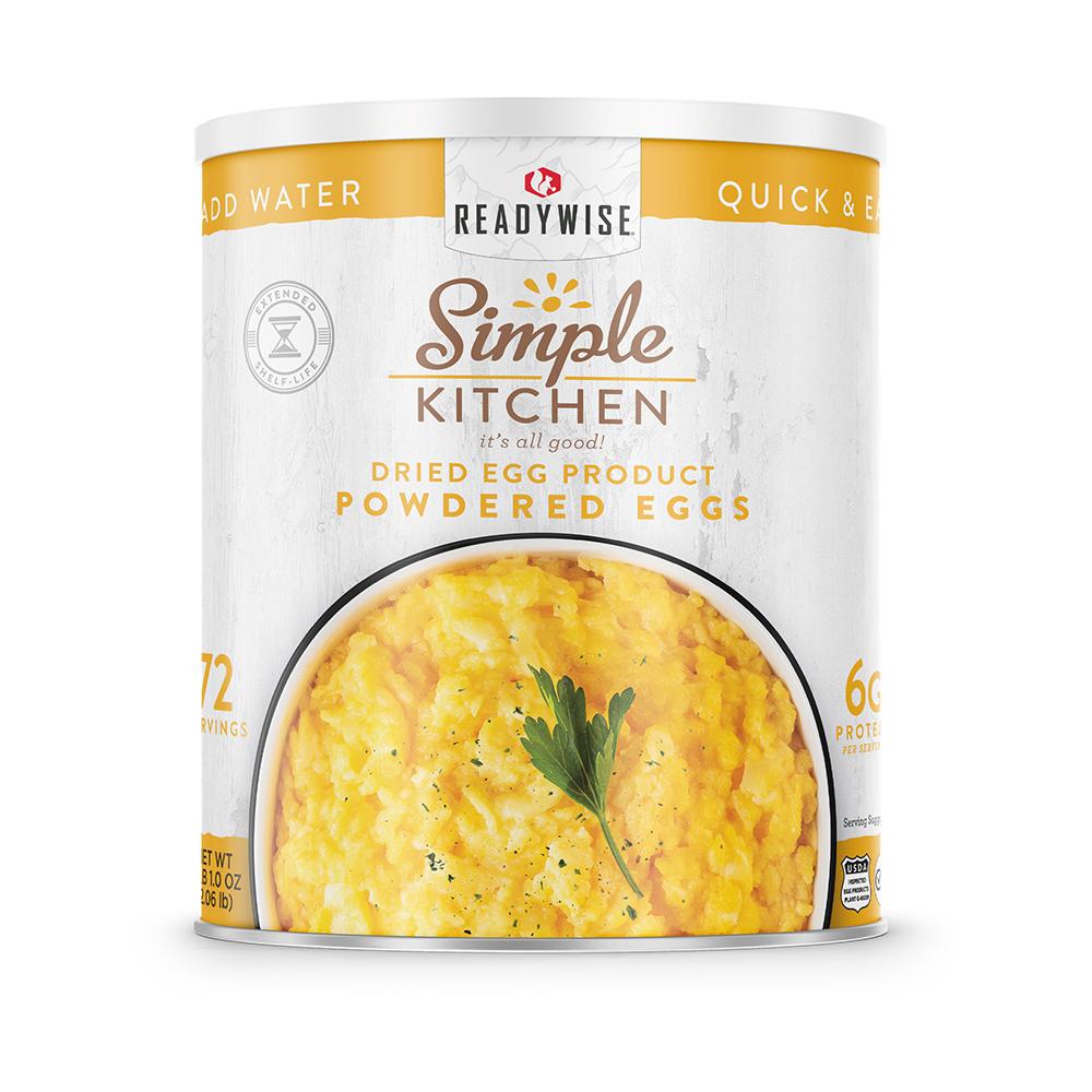 Readywise Simple Kitchen Powdered Eggs #10 Can 72 Serving