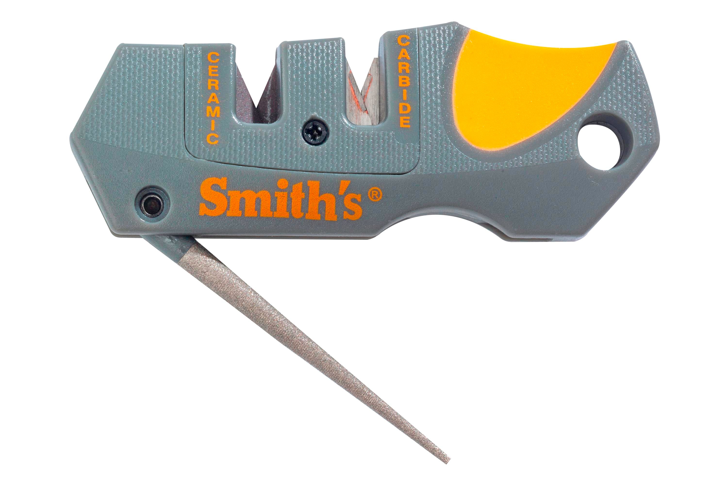 Smith's Pocket Pal Multi-Stage Knife Sharpener with Lanyard Hole