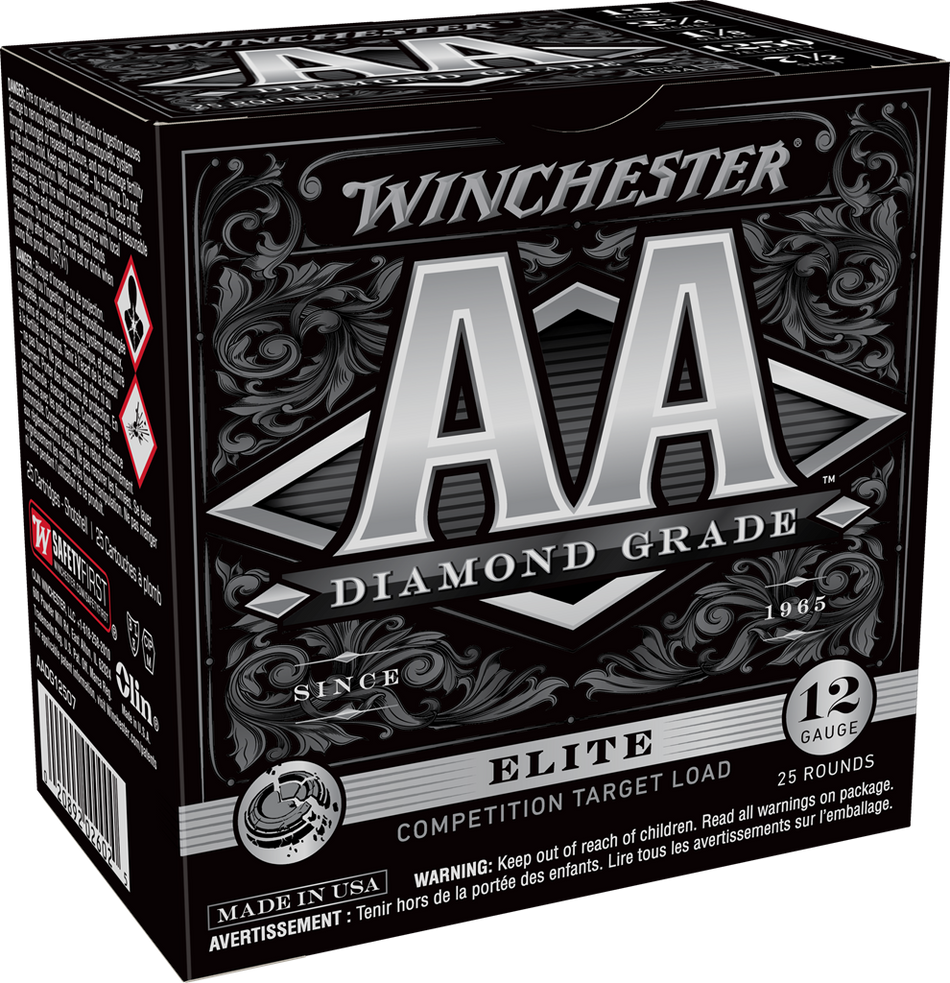 Winchester AADG12507 AA Diamond Grade 12 Gauge 2.75" 1-1/8oz 7.5 Shot 1250 fps 020892026025