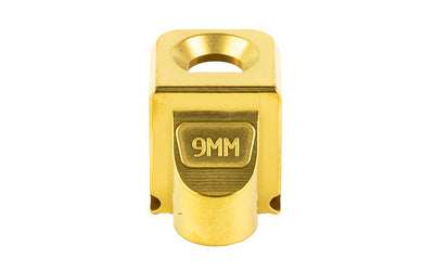 Zaffiri Precision Glock 43/43X/48 Blowhole Muzzle Compensator, 9MM, Gold TiN, 1/2x28 ZP.COMP.43.G