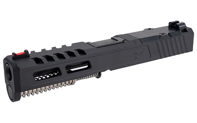 Zaffiri ZPS.2 G19 Gen 5 Upper Kit, Trijicon RMR/Holosun Footprint, TiN Gold Barrel, HD Fiber Sights, Black
