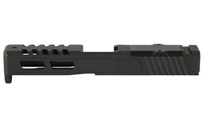 Zaffiri ZPS.2 Optics Ready Slide, Glock 19 Gen 5 RMR Cut, Cerakote Armor Black with Cover Plate