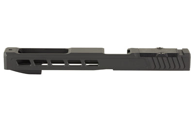Zaffiri ZPS.3 Optics Ready Slide, Glock 17L Gen 3 RMR Cut, Cerakote Armor Black with Optics Cover Plate