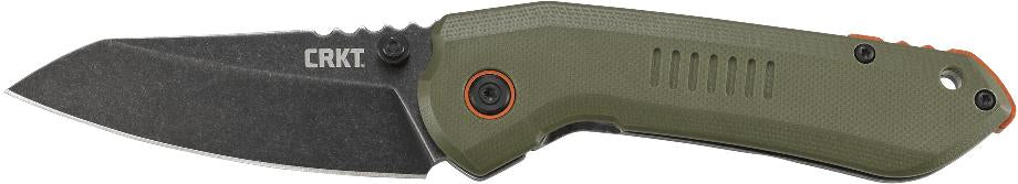 CRKT Overland Folder - High Carbon Stainless Stonewash Blade, G10