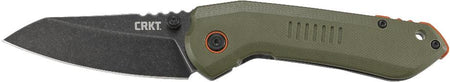 CRKT Overland Folder - High Carbon Stainless Stonewash Blade, G10