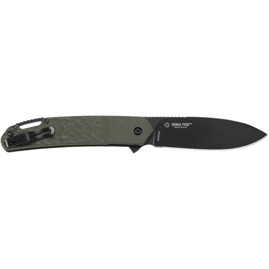 CRKT Bona Fide OD Green Everyday Carry Folder with 3.5" Blade