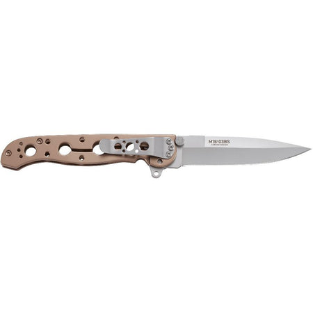CRKT M16-03BS 3.5" Folding Knife Bronze Frame Silver Blade