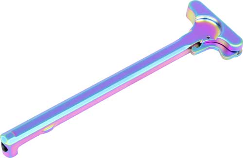 Guntec AR15 Matte Rainbow PVD Coated Charging Handle
