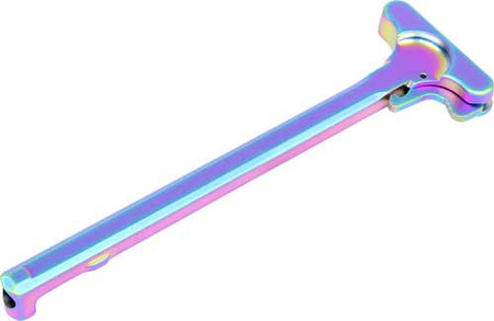 Guntec AR15 Matte Rainbow PVD Coated Charging Handle