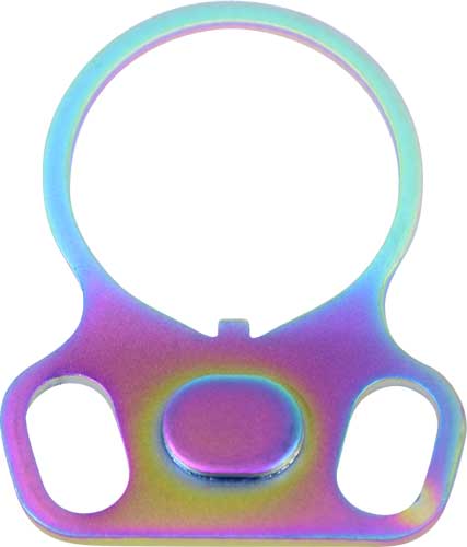 Guntec AR15 Single Point Sling Adapter Ambidextrous Rainbow PVD Coated