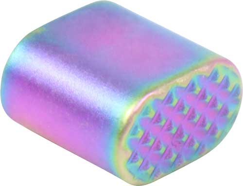 Guntec AR15 Extended Mag Button Rainbow PVD Finish