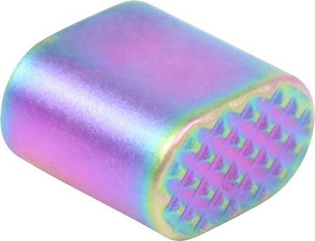 Guntec AR15 Extended Mag Button Rainbow PVD Finish