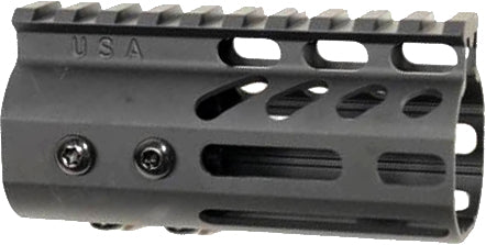 Guntec Ultra Light AR Handguard 4" M-LOK Black