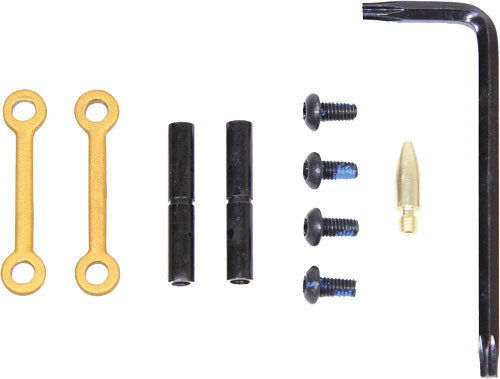 Guntec AR15 Anti-Rotation Trigger Hammer Pin Set Gold