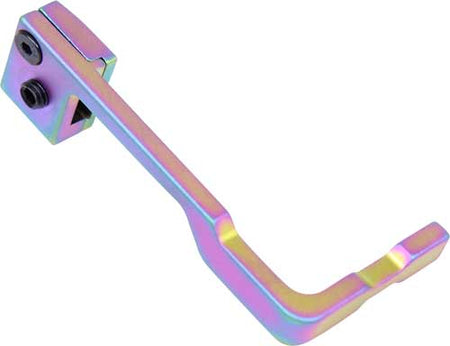 Guntec AR15 Bolt Catch Extended Release Rainbow PVD