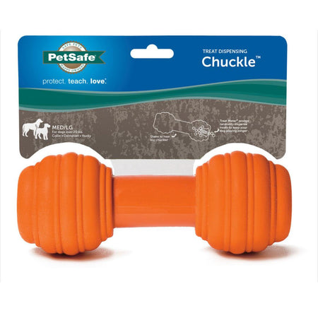 PetSafe Sportsmen Chuckle Sound Dog Treat Toy Medium Large Size