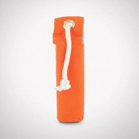 SportDOG Brand Orange Canvas Puppy-Size Dummy with Rope Dog Training Aid