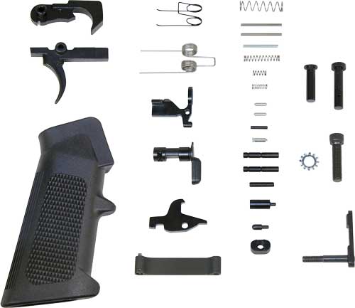 Guntec Complete AR-15 Lower Parts Kit A2 Style Pistol Grip