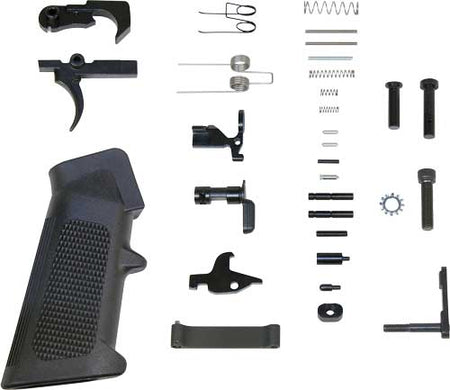 Guntec Complete AR-15 Lower Parts Kit A2 Style Pistol Grip