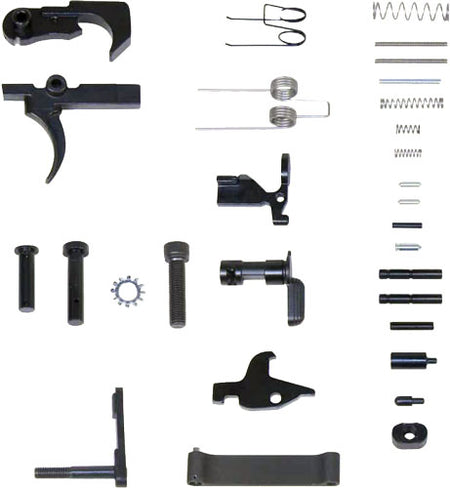 Guntec Complete AR-15 Lower Parts Kit Grip Not Included